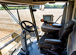 Modern Combine Harvester Cab